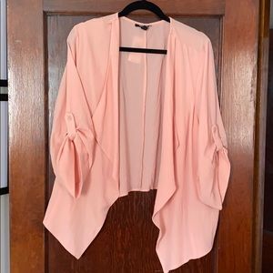 NWT Torrid Size 3 Blush Crepe Drape Blazer